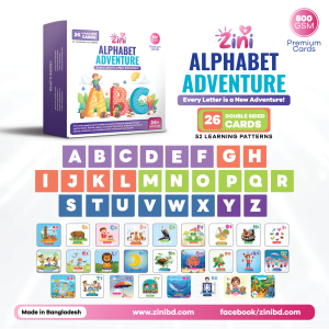 ZiNi Alphabet Adventure Flash Cards (24+ Months)