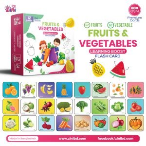 Fruits & Vegetables | Learning Boost | 12 Cards
