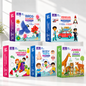 Zini Learning Boost Flash Cards | 6 Months+ Baby | 9 Learning Themes