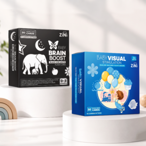0–6 Months ZiNi Early Visual Development Flash Card Combo Set